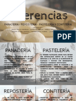 Diferencias PANADERIA - REPOSTERIA - PASTELERIA Y CONFITERIA
