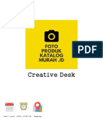 Creative Desk: Senin - Jumat 08.00 - 17.00 WIB Tangerang