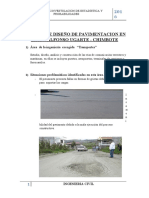 Analisis de Diseño de Pavimentacion en Chimbote