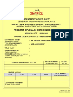 Lab Assessment Cover Sheet 2021-2022