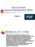 Introduction To Human Resource Development (HRD)