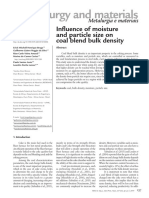 Moisture Particle Size