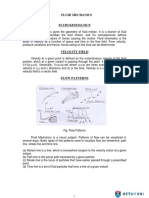 Mechanical Engineering Fluid-Mechanics Flow-Of-fluids Notes