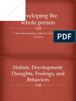 Lesson 2 Developing The Whole Person