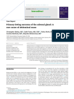 Primary Ewing Sarcoma of The Adrenal Gland: A Rare Cause of Abdominal Mass