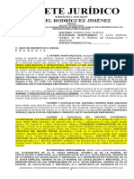 Amp Ind Homero Sosa - Nueva Fecha y Hora para Audiencia