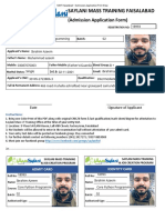 Saylani Admission Form 18993