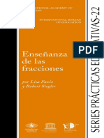 Enseñanza de Las Fracciones