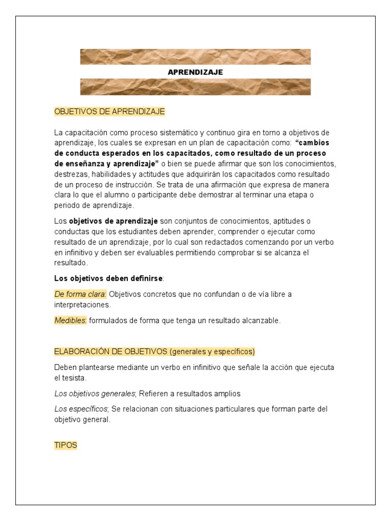 Aprendizaje - Didactica General | PDF | Aprendizaje | Maestros