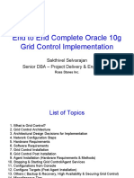 End To End Complete Oracle 10g Grid Control Implementation