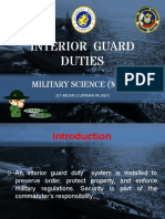Interior Guard Duties Explained