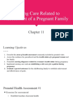 Nursing Care Related To Assessment of A Pregnant Family