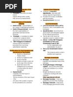 Executive Branch and Local Government