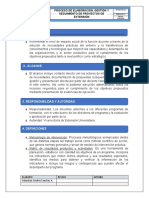 Proceso de Elabora, Segui, Proyectos Extension