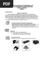 Schools Division of Parañaque City Tle 10 Computer System Servicing First Quarter Week 4