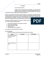 Case Analysis Direction: Analyze The Case and Answer The Given Questions