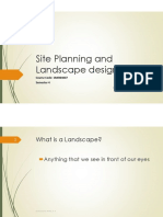 Site Planning and Landscape Design