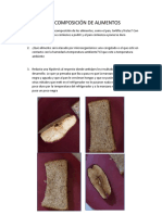 Descomposición de Alimentos