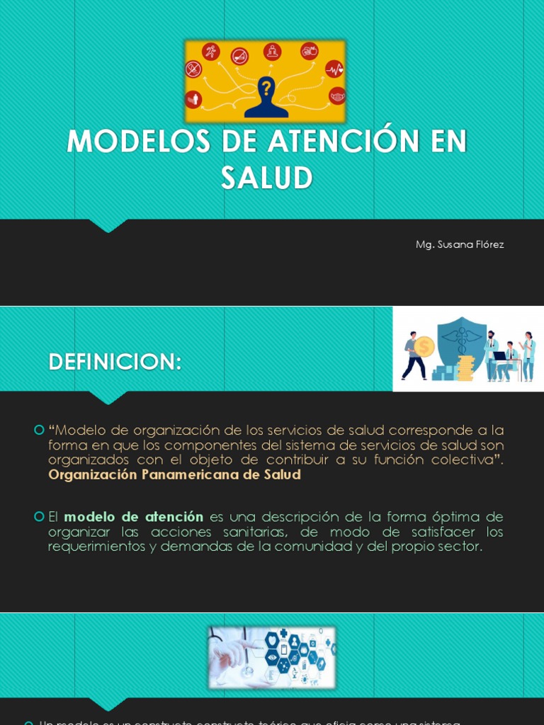 Presentación Modelos de Atención en Salud | PDF | Autoeficacia |  Comportamiento