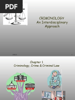 Criminology An Interdisciplinary Approach