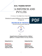 Cetpa Infotech and PVT - LTD.: Technical Training Report