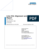 Lime Kiln Alignment Report Summary