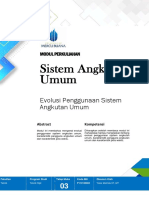 Modul Pertemuan 3 CPMK 2 Evolusi Penggunaan Sistem Angkutan Umum