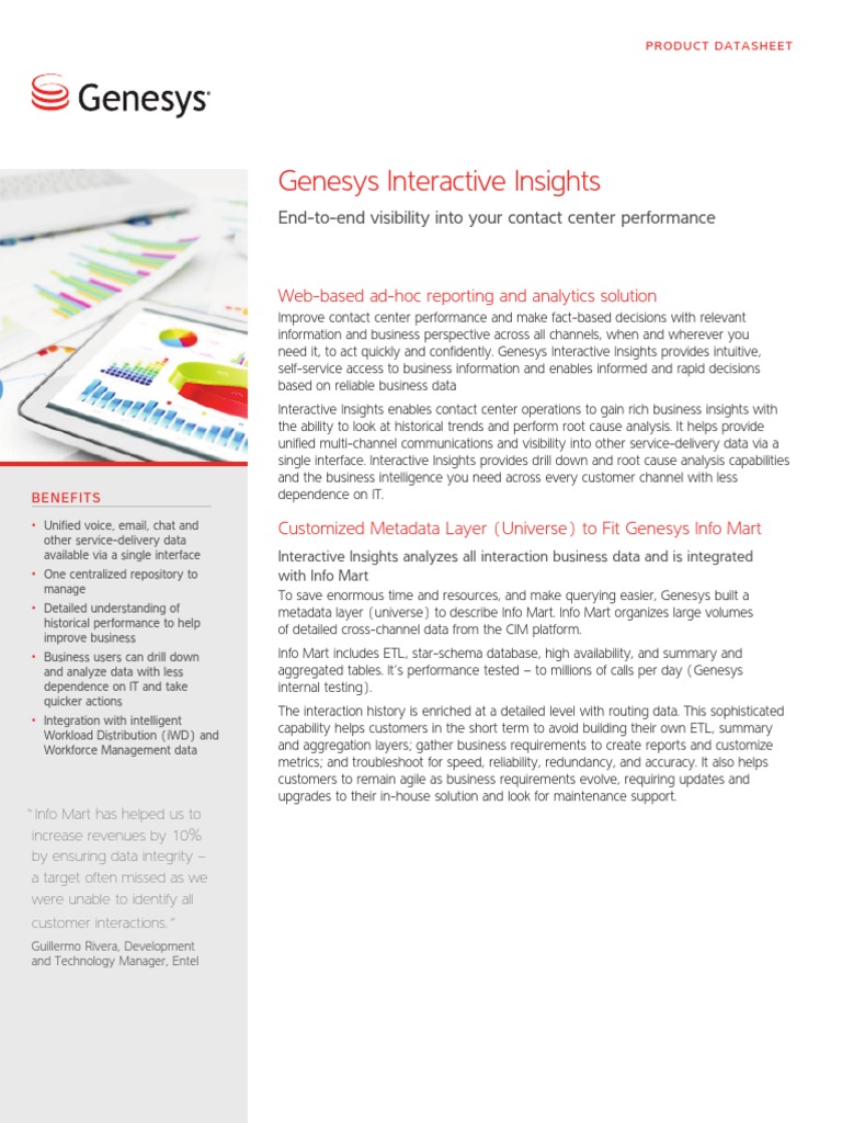 Genesys Interactive Insights: End-To-End Visibility Into Your Contact ...