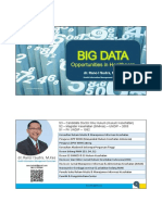 Big Data Opportunity in Healthcare (Handout)