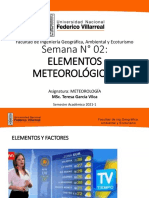SEMANA 2 - Meteorologia