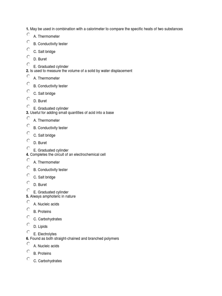 1603948383SAT Chemistry Subject Test | PDF | Chemical Bond | Chemical ...