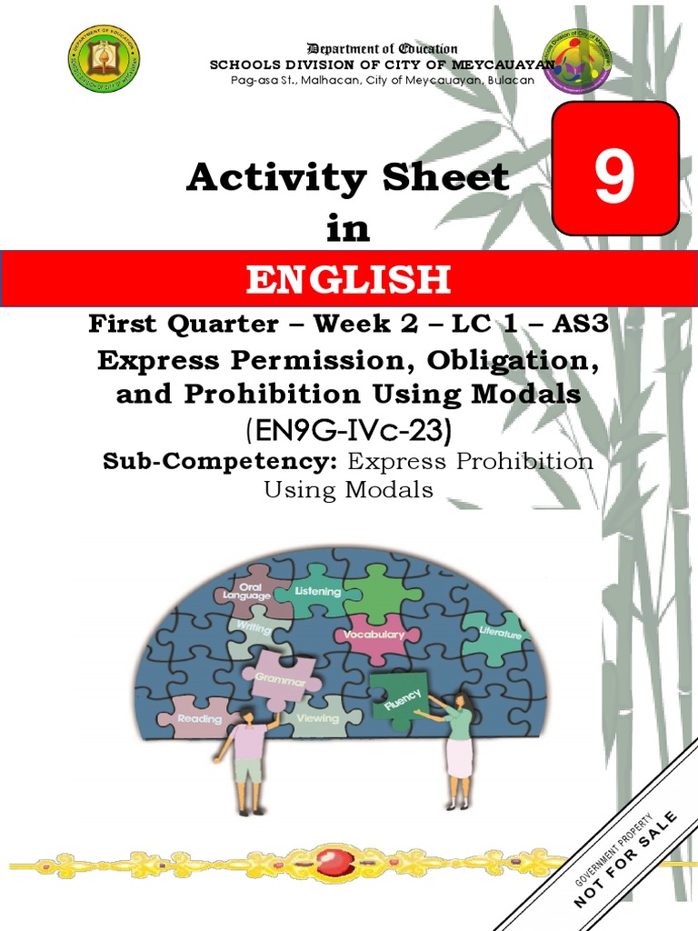 Week 2B-3.-BIS-GR9-Q1-LC1-WEEK-2-AS3 | Download Free PDF | Verb ...