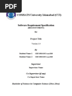 Latest Software Requirement Specification - Revised - FA21 - v2.1