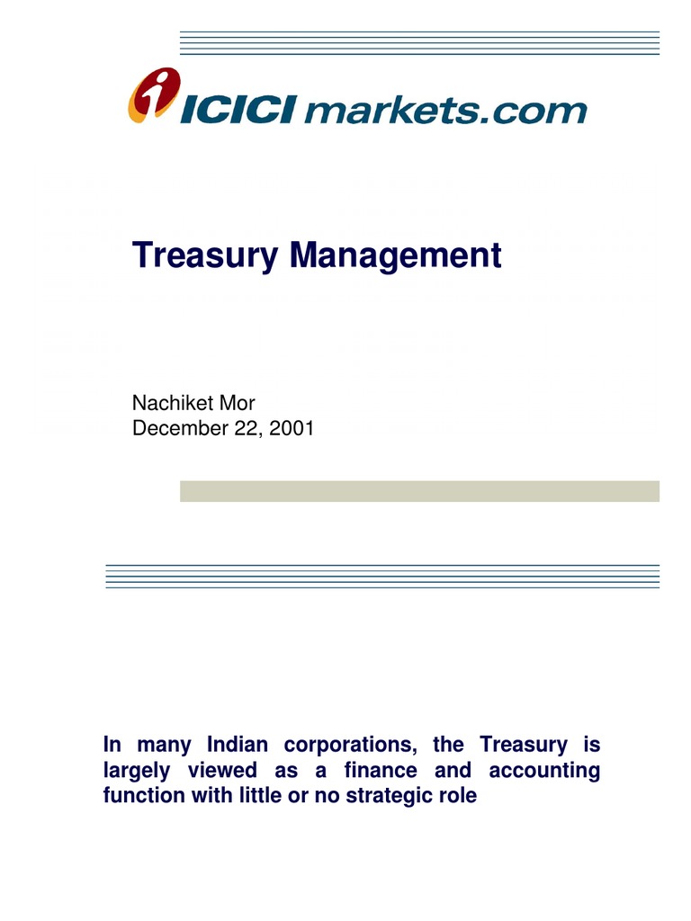 Treasury Management PDF Option (Finance) Hedge (Finance)