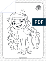 MLP Izzy Moonbow Coloring Page For Kids