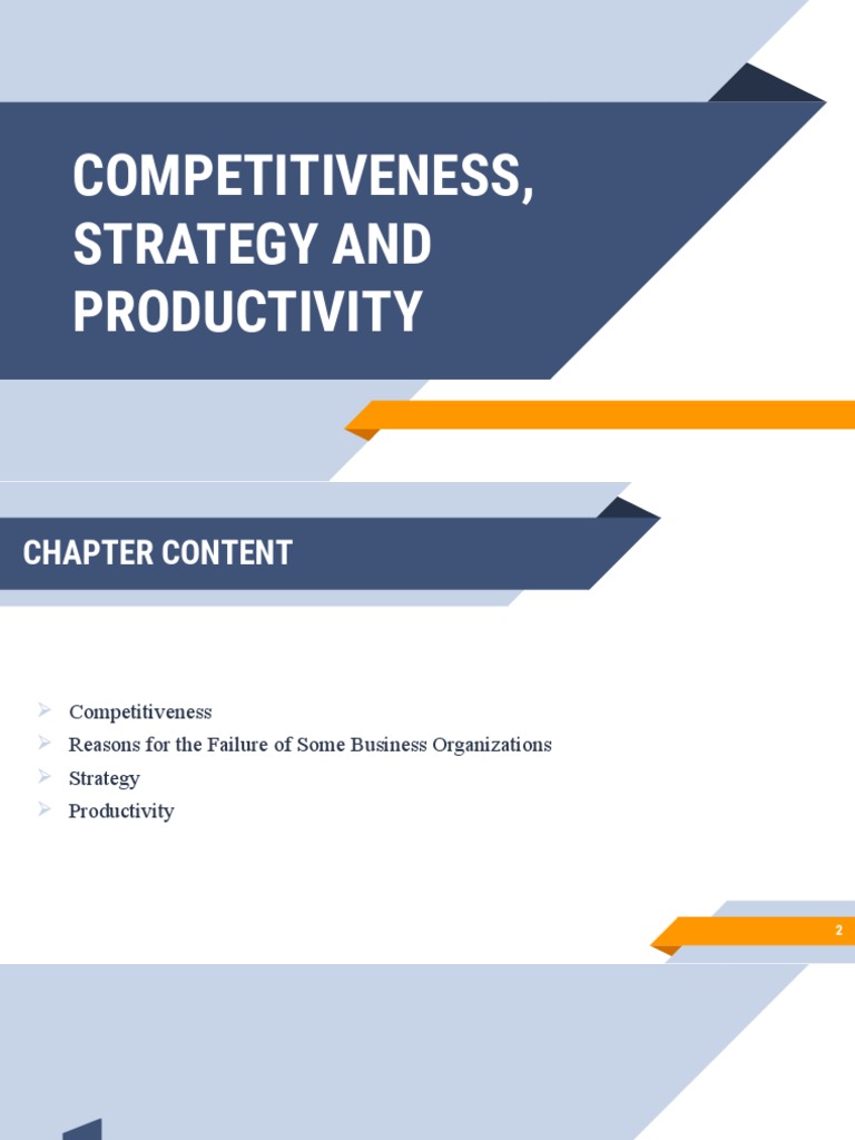 Competitiveness in Operations Management | PDF | Operations Management ...