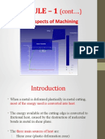 Thermal Aspects of Machining Module 1