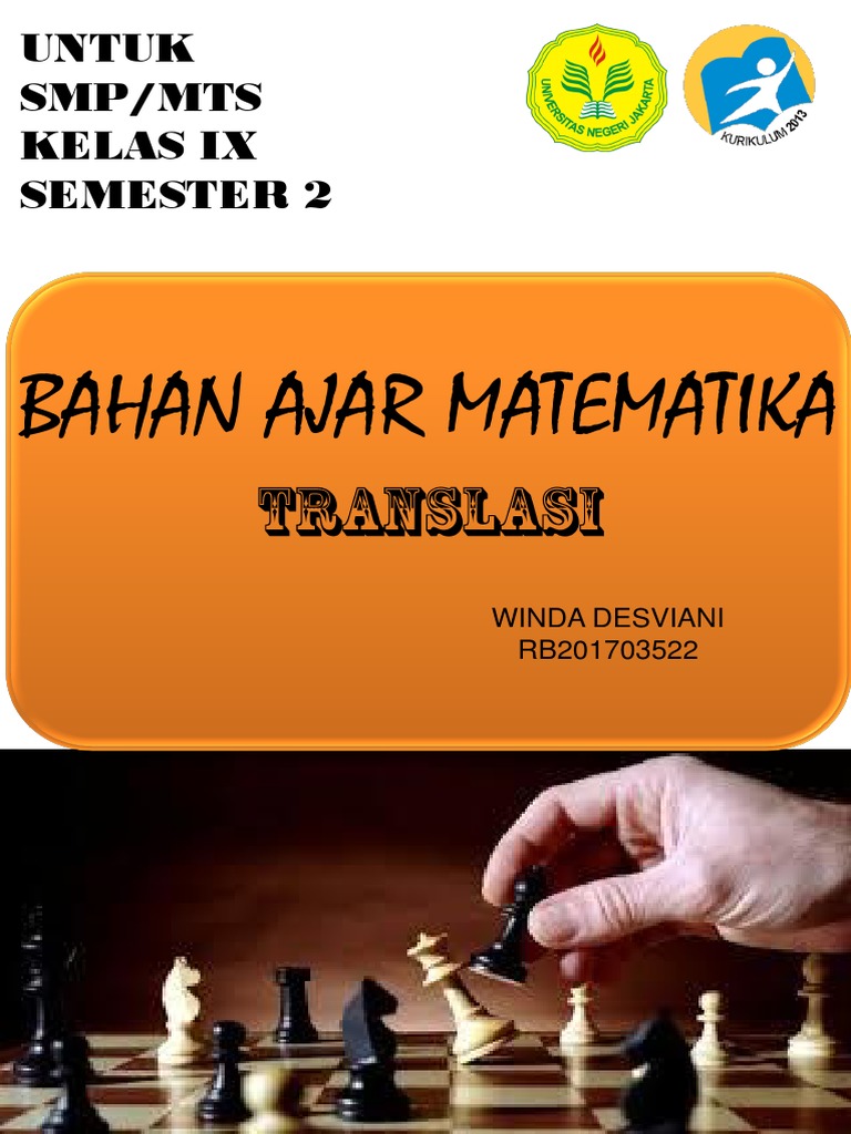 Materi Translasi Geometri Kelas 9 | PDF