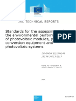 European Union Status and Standards for PV Modules