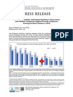 Press Release - Poverty Incidences Among The Basic Sectors in 2018 - Signed - 1