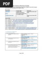 GCSE Computer Science Revision Guide