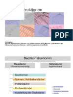 Folienvortrag Holzbau Geneigte Dächer (VBZH München)