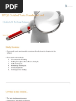 ISTQB Certified Tester Foundation Level: - Module 4 of 6: Test Design Techniques