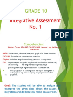 Integrative Assessment Grade 10