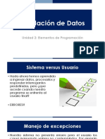 Clase 5 - Validacion de Datos y Casos de Prueba