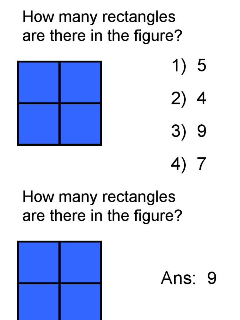 Counting Rectangles in a Figure | PDF