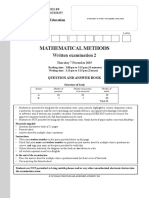 Mathematical Methods: Written Examination 2