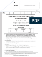 Mathematical Methods (Cas) : Written Examination 2