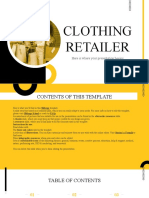 Clothing Retailer Business Plan by Slidesgo
