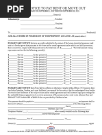 Residential Eviction Answer Form 1.947(b) | PDF | Landlord | Complaint